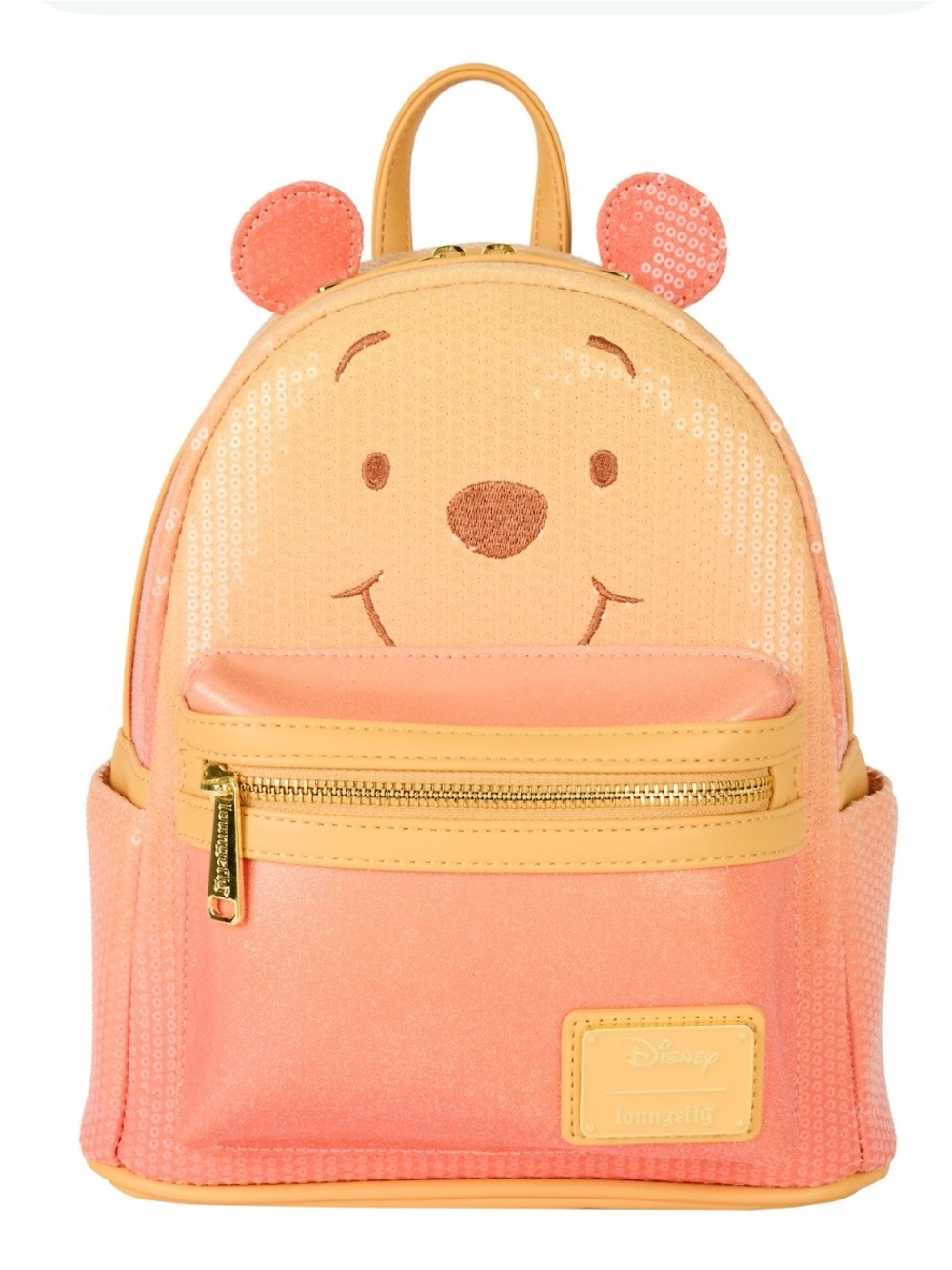 Loungefly Sequin Winnie the Pooh All That Glitters Mini Backpack, NWT